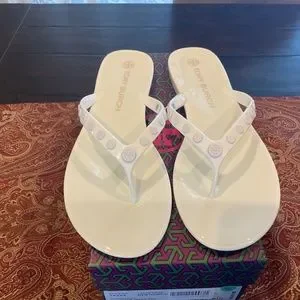 Tory Burch | Shoes | Tory Burch New Ivory Studded Jelly